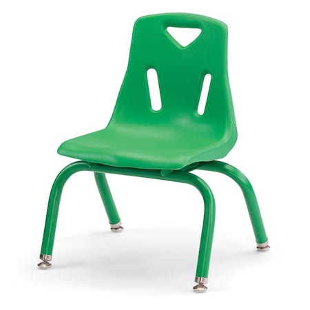 Jonti-Craft Berries Stacking Chair with Powder-Coated Legs, 10 in. Ht, Green 8120JC1119